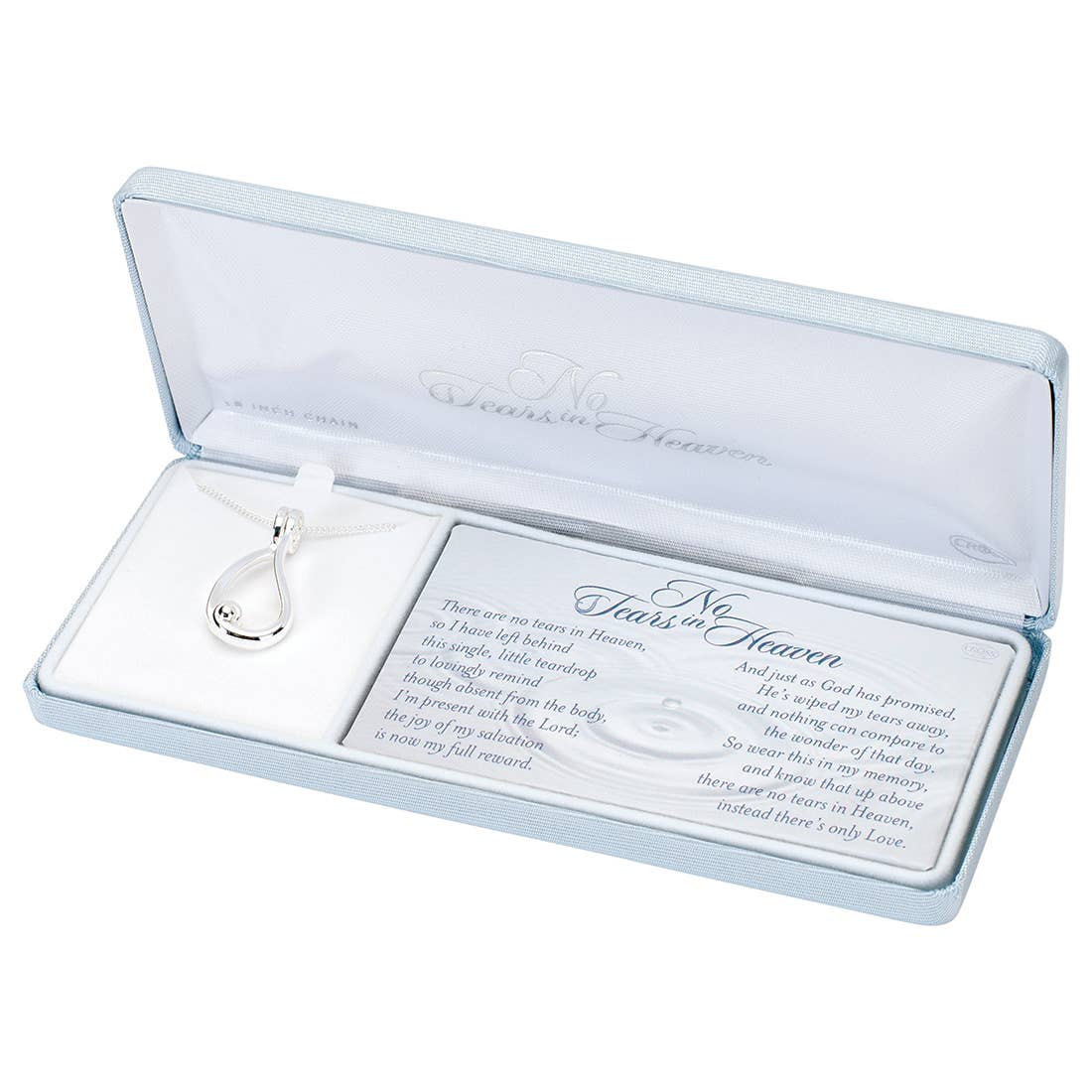 'No Tears In Heaven' Ring Holder Necklace w/24" Chain