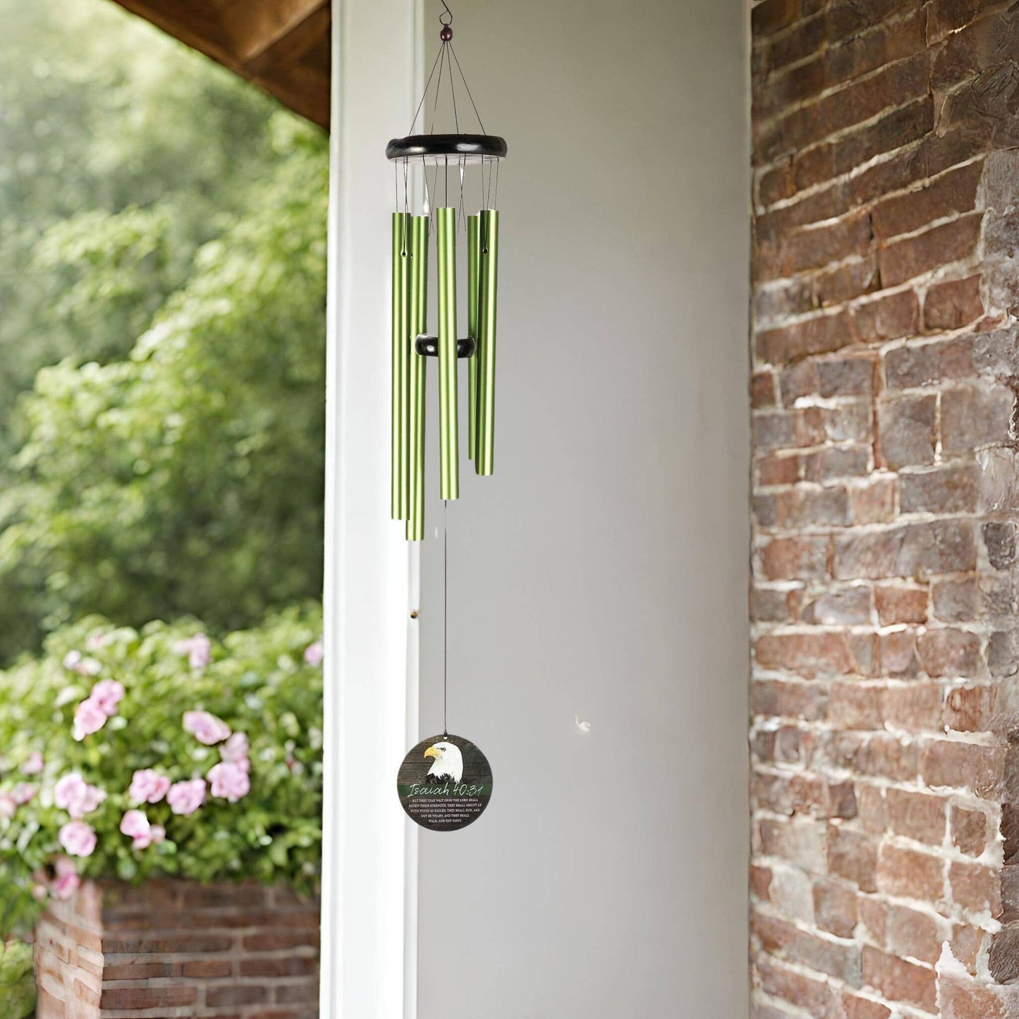 WINDCHIME EAGLE ISAIAH 40:31 35"