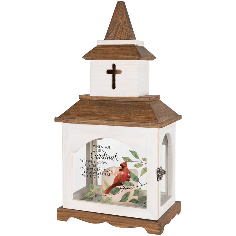 "Cardinal" Memorial Lantern