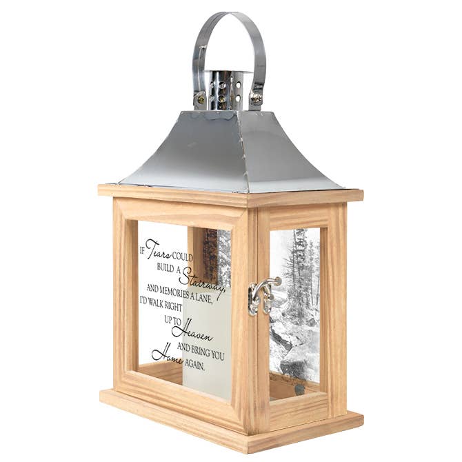 "If Tears Could Build A Stairway" Memorial Lantern