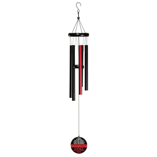 Windchime: Firefighter - I Said A Prayer Red, 35in