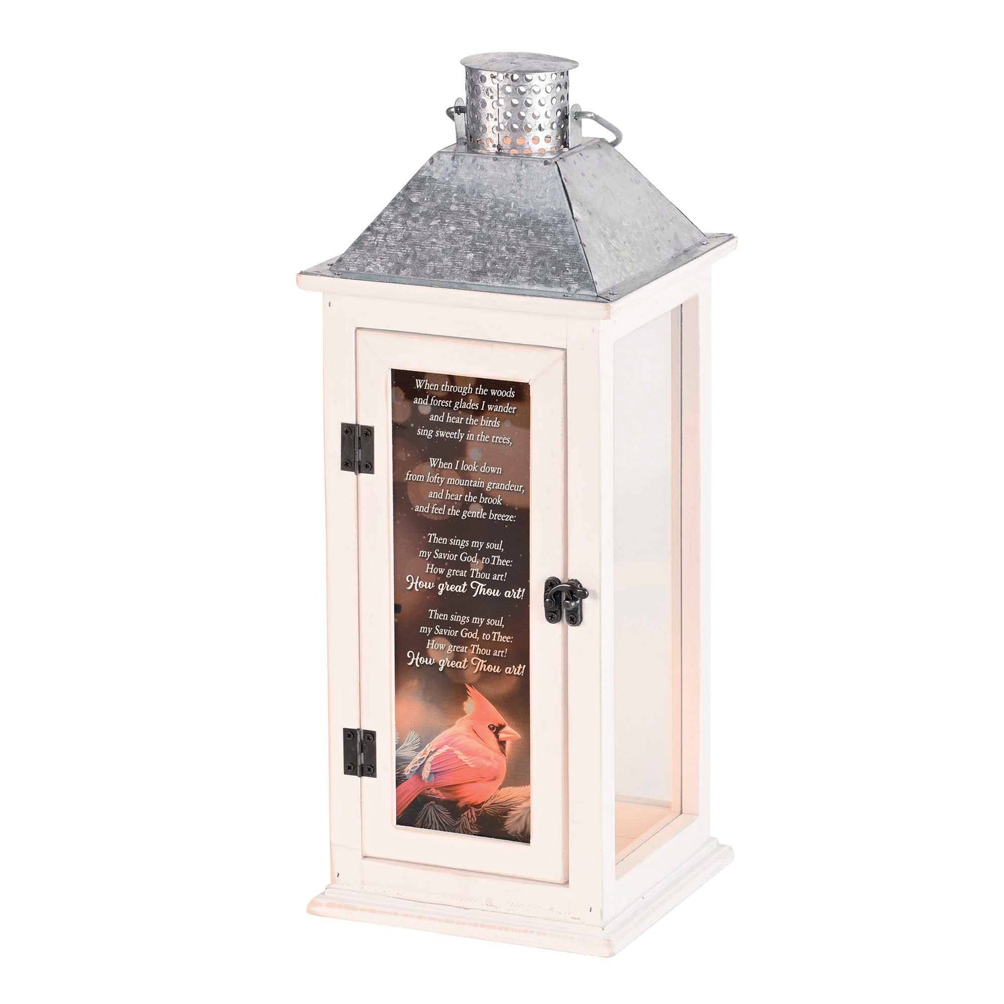 Lantern How Great Thou Art Cardinal