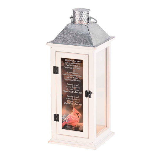 Lantern How Great Thou Art Cardinal