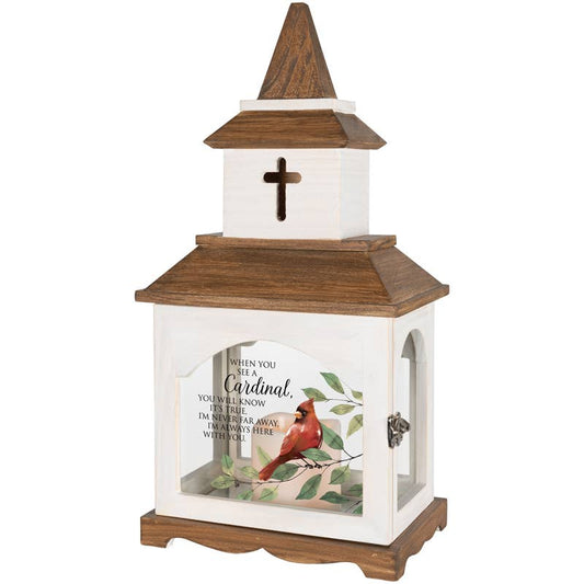 "Cardinal" Memorial Lantern
