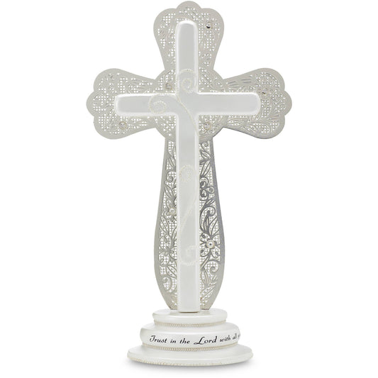 Trust in the Lord - 7.5" Self-Standing Cross