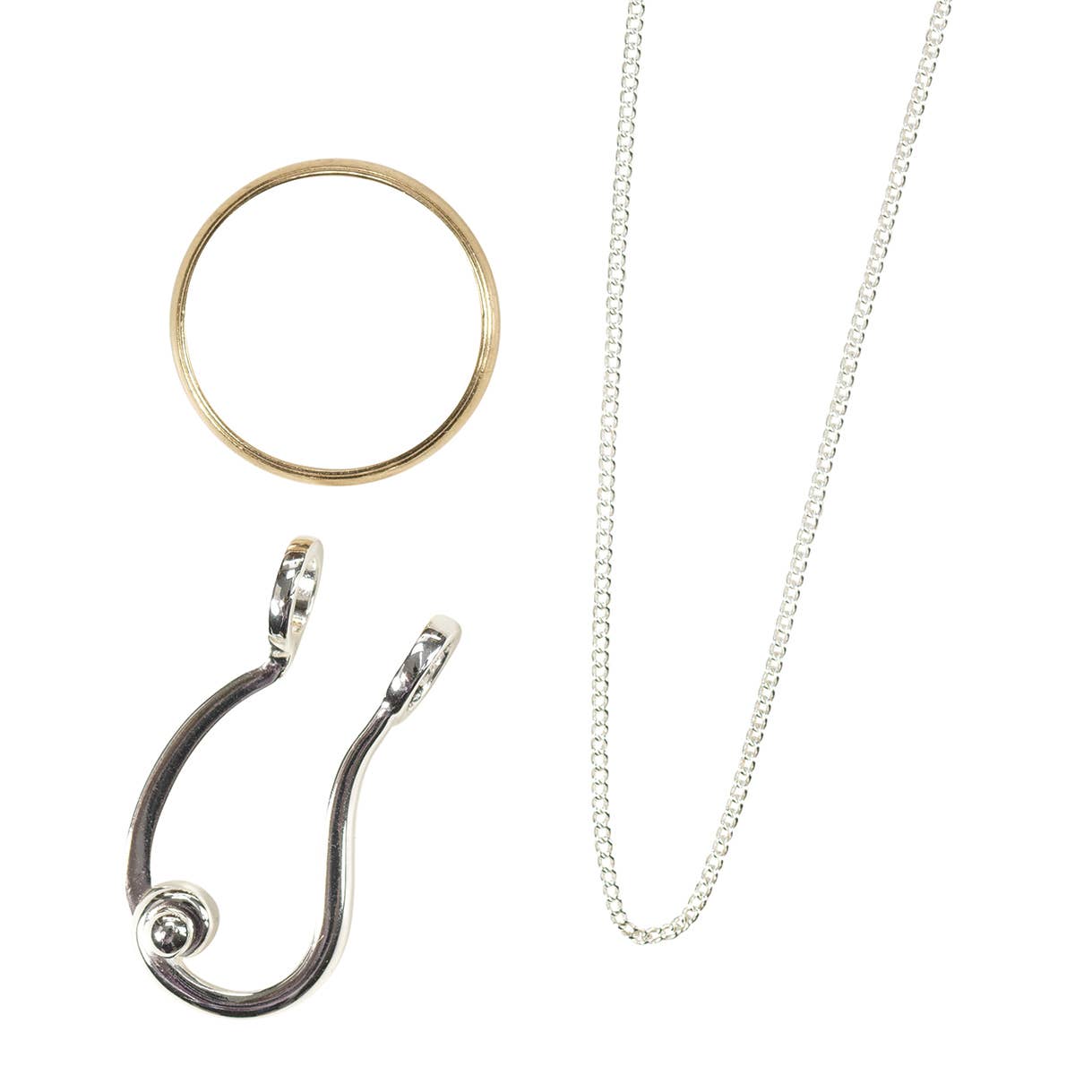 'No Tears In Heaven' Ring Holder Necklace w/24" Chain