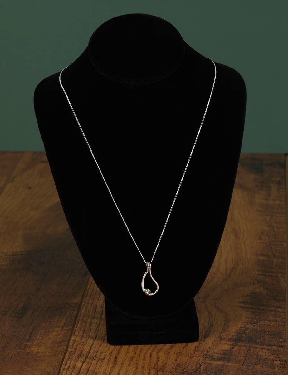'No Tears In Heaven' Ring Holder Necklace w/24" Chain