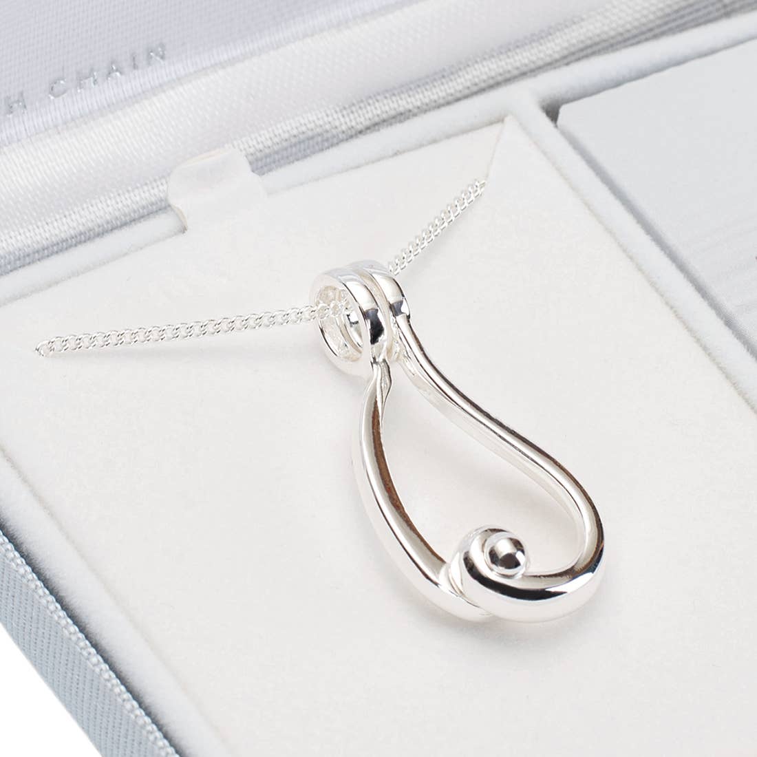 'No Tears In Heaven' Ring Holder Necklace w/24" Chain