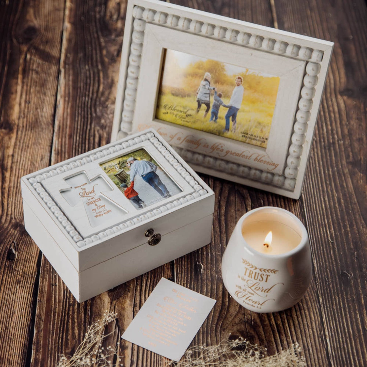 The Lord - 6.5" x 5" Prayer Box with Photo Frame