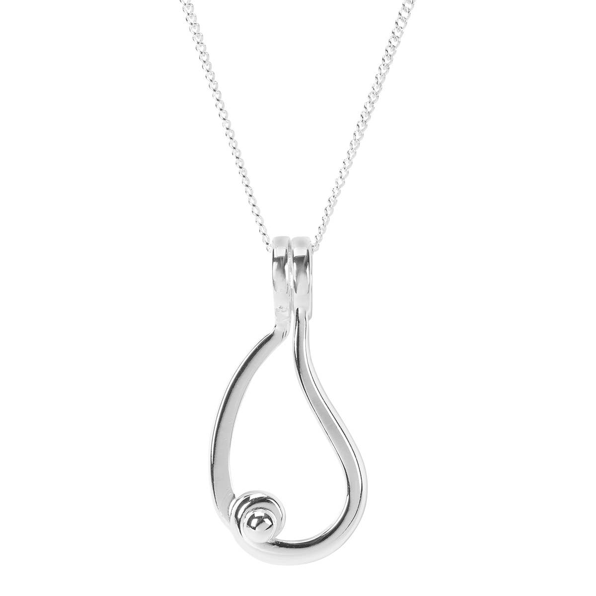 'No Tears In Heaven' Ring Holder Necklace w/24" Chain